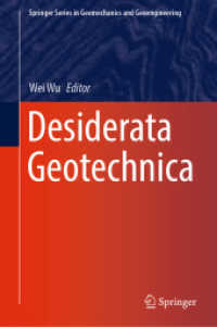 Desiderata Geotechnica (Springer Series in Geomechanics and Geoengineering) （2019）