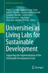 Universities as Living Labs for Sustainable Development : Supporting the Implementation of the Sustainable Development Goals (World Sustainability Series) （2020）