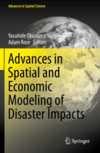 Advances in Spatial and Economic Modeling of Disaster Impacts (Advances in Spatial Science)