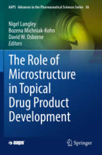 The Role of Microstructure in Topical Drug Product Development (Aaps Advances in the Pharmaceutical Sciences Series)