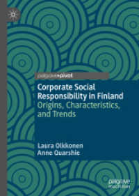 Corporate Social Responsibility in Finland : Origins, Characteristics, and Trends （2019）