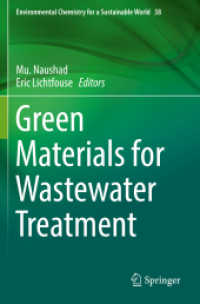 Green Materials for Wastewater Treatment (Environmental Chemistry for a Sustainable World)