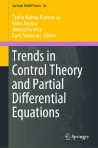 制御理論と偏微分方程式の潮流<br>Trends in Control Theory and Partial Differential Equations (Springer Indam Series)
