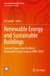 Renewable Energy and Sustainable Buildings : Selected Papers from the World Renewable Energy Congress WREC 2018 (Innovative Renewable Energy)