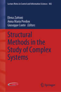 Structural Methods in the Study of Complex Systems (Lecture Notes in Control and Information Sciences)
