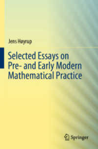 Selected Essays on Pre- and Early Modern Mathematical Practice （2019）