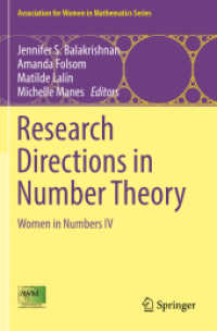 Research Directions in Number Theory : Women in Numbers IV (Association for Women in Mathematics Series) （2019）