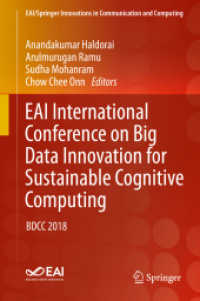 EAI International Conference on Big Data Innovation for Sustainable Cognitive Computing : BDCC 2018 (Eai/springer Innovations in Communication and Computing)
