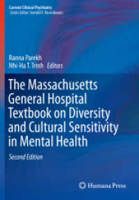 The Massachusetts General Hospital Textbook on Diversity and Cultural Sensitivity in Mental Health (Current Clinical Psychiatry) （2ND）