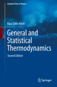General and Statistical Thermodynamics (Graduate Texts in Physics) （2ND）