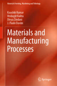 Materials and Manufacturing Processes (Materials Forming, Machining and Tribology)