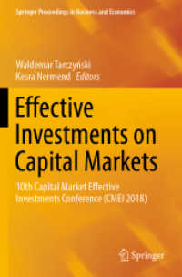Effective Investments on Capital Markets : 10th Capital Market Effective Investments Conference (CMEI 2018) (Springer Proceedings in Business and Economics)