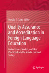 Quality Assurance and Accreditation in Foreign Language Education : Global Issues, Models, and Best Practices from the Middle East and Turkey