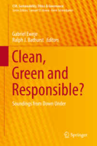 Clean, Green and Responsible? : Soundings from Down under (Csr, Sustainability, Ethics & Governance)