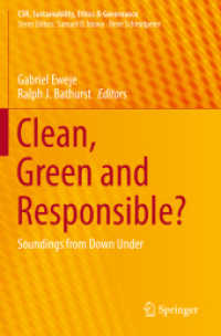 Clean, Green and Responsible? : Soundings from Down under (Csr, Sustainability, Ethics & Governance)