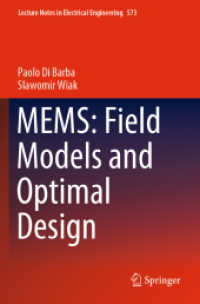 MEMS: Field Models and Optimal Design (Lecture Notes in Electrical Engineering)