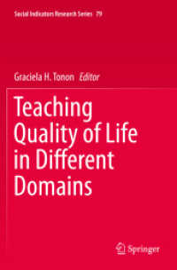 Teaching Quality of Life in Different Domains (Social Indicators Research Series) （2020）