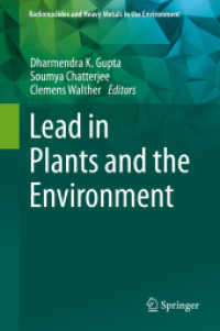 Lead in Plants and the Environment (Radionuclides and Heavy Metals in the Environment)