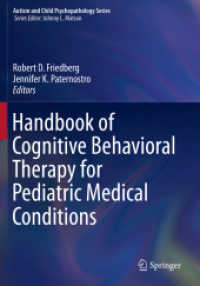 Handbook of Cognitive Behavioral Therapy for Pediatric Medical Conditions (Autism and Child Psychopathology Series)