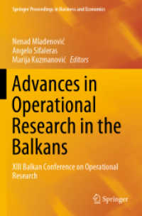 Advances in Operational Research in the Balkans : XIII Balkan Conference on Operational Research (Springer Proceedings in Business and Economics)