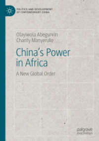 China's Power in Africa : A New Global Order (Politics and Development of Contemporary China)