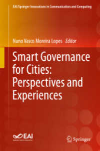 Smart Governance for Cities: Perspectives and Experiences (Eai/springer Innovations in Communication and Computing)
