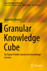 Granular Knowledge Cube : An Expert Finder System for Knowledge Carriers (Fuzzy Management Methods)