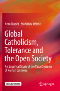 Global Catholicism, Tolerance and the Open Society : An Empirical Study of the Value Systems of Roman Catholics