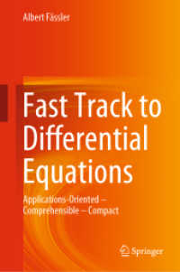 Fast Track to Differential Equations : Applications-Oriented - Comprehensible - Compact （2019）