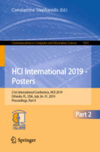 HCI International 2019 - Posters : 21st International Conference, HCII 2019, Orlando, FL, USA, July 26-31, 2019, Proceedings, Part II (Communications in Computer and Information Science)