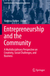 Entrepreneurship and the Community : A Multidisciplinary Perspective on Creativity, Social Challenges, and Business (Contributions to Management Science)