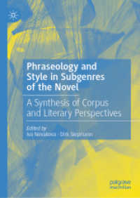 Phraseology and Style in Subgenres of the Novel : A Synthesis of Corpus and Literary Perspectives