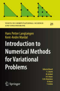 Introduction to Numerical Methods for Variational Problems (Texts in Computational Science and Engineering) （2019）