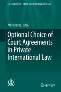 Optional Choice of Court Agreements in Private International Law (Ius Comparatum - Global Studies in Comparative Law)