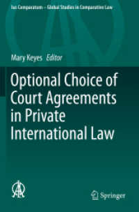 Optional Choice of Court Agreements in Private International Law (Ius Comparatum - Global Studies in Comparative Law)