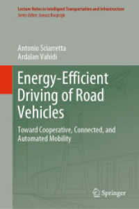 Energy-Efficient Driving of Road Vehicles : Toward Cooperative