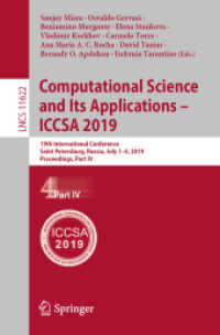Computational Science and Its Applications - ICCSA 2019 : 19th International Conference, Saint Petersburg, Russia, July 1-4, 2019, Proceedings, Part IV (Theoretical Computer Science and General Issues)