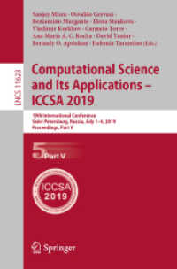 Computational Science and Its Applications - ICCSA 2019 : 19th International Conference, Saint Petersburg, Russia, July 1-4, 2019, Proceedings, Part V (Theoretical Computer Science and General Issues)