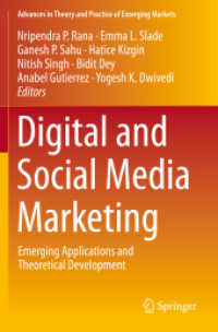 Digital and Social Media Marketing : Emerging Applications and Theoretical Development (Advances in Theory and Practice of Emerging Markets)