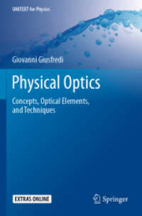 Physical Optics : Concepts, Optical Elements, and Techniques (Unitext for Physics)