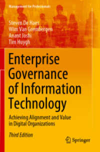 Enterprise Governance of Information Technology : Achieving Alignment and Value in Digital Organizations (Management for Professionals) （3RD）