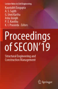 Proceedings of SECON'19 : Structural Engineering and Construction Management (Lecture Notes in Civil Engineering)