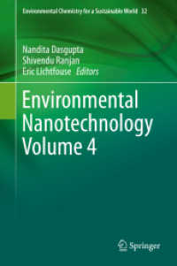 Environmental Nanotechnology Volume 4 (Environmental Chemistry for a Sustainable World)
