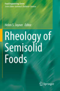 Rheology of Semisolid Foods (Food Engineering Series)