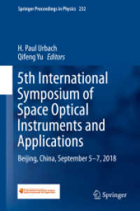 5th International Symposium of Space Optical Instruments and Applications : Beijing, China, September 5-7, 2018 (Springer Proceedings in Physics)