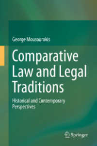 Comparative Law and Legal Traditions : Historical and Contemporary Perspectives （2019）