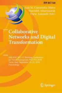 Collaborative Networks and Digital Transformation : 20th IFIP WG 5.5 Working Conference on Virtual Enterprises, PRO-VE 2019, Turin, Italy, September 23-25, 2019, Proceedings (Ifip Advances in Information and Communication Technology)