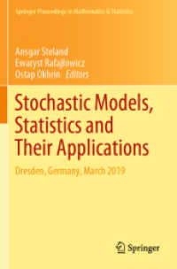 Stochastic Models, Statistics and Their Applications : Dresden, Germany, March 2019 (Springer Proceedings in Mathematics & Statistics)