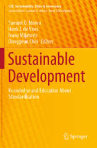 Sustainable Development : Knowledge and Education about Standardisation (Csr, Sustainability, Ethics & Governance)