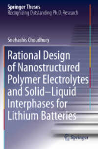 Rational Design of Nanostructured Polymer Electrolytes and Solid-Liquid Interphases for Lithium Batteries (Springer Theses)